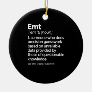 EMT-definition av funktionellt EMS-Akut Medicinsk Julgransprydnad Keramik