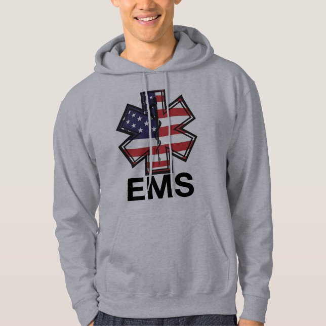 ’EMT/EMS’ Manar Hoodie Sweatshirt (Framsida)