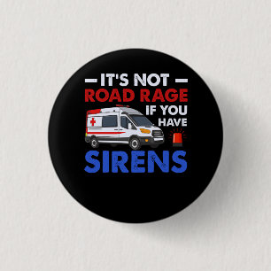 EMT EMS Sjukvårdare dess not Road Rage Sirens Ambu Knapp