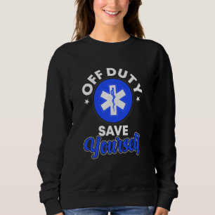 EMT EMS Sjukvårdare första svararambulans T Shirt
