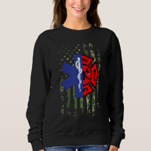 Emt Firefighter Firefighter Camouflage Ems Parame T Shirt