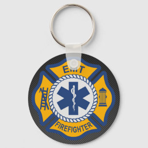 EMT Firefighter Nyckelring