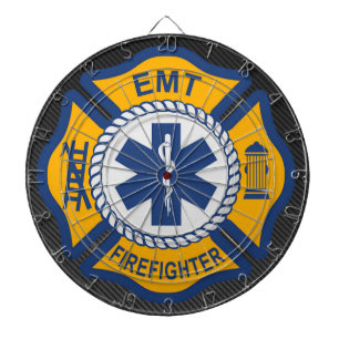 EMT Firefighter Stainless Steel Vattenflaska Darttavla