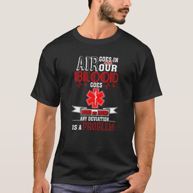Emt First Responder Sjukvårdare Ems Nurse Emt T Shirt (Framsida)