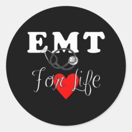 EMT för livförsäkring Runt Klistermärke
