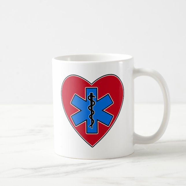 EMT-hjärta Kaffemugg (Höger)