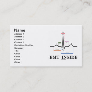 EMT-insida (ECG-/EKGElectrocardiogram) Visitkort