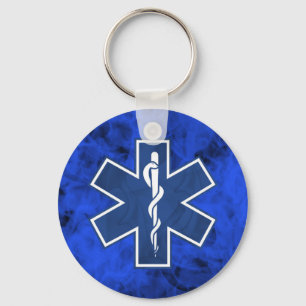 EMT-Keychain-Blått Nyckelring