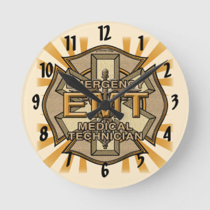EMT Maltesiska Kor Clock Rund Klocka