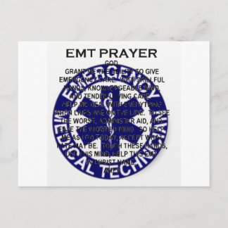 EMT Prayer Vykort