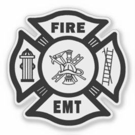 EMT-Räddingar för brandsläckare Klistermärken