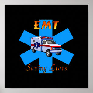 EMT:s räddande av liv Poster