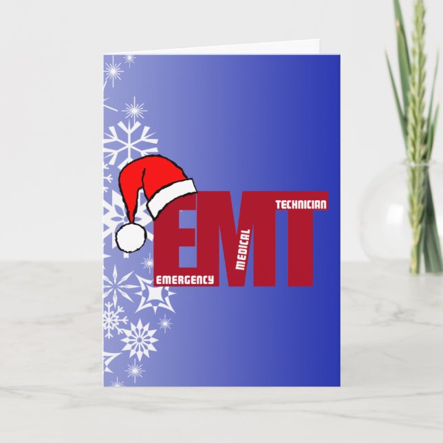 EMT SANTA - CHRISTMAS AKUT MEDICAL TECHNICIAN HELGKORT (Framsida)