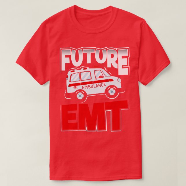 EMT School Student Future Sjukvårdare T Shirt (Design framsida)