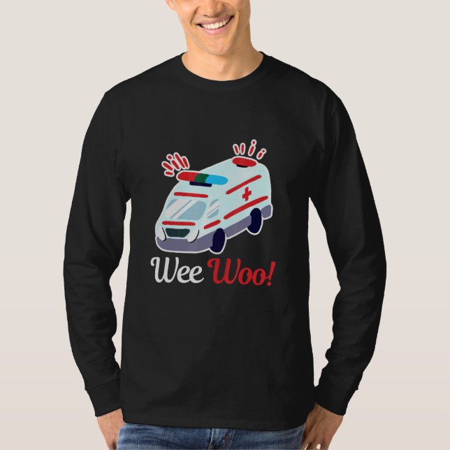 Emt Sjukvårdare Ambulance Medical Healthcare Worke T Shirt (Framsida)