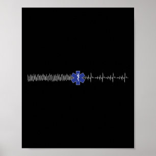 EMT Sjukvårdare EMS-Akutet Förmaksflimmer för EMS- Poster