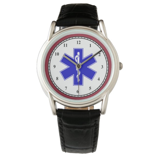 EMT Star of Life Armbandsur (Framsida)