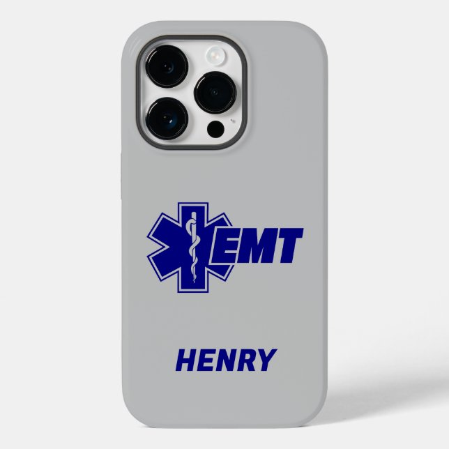 Emt Star of Life, brandbekämpare Personlig Namn (Baksida)