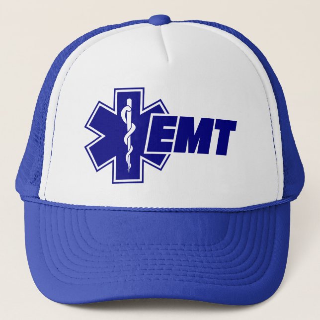 Emt Star of Life, brandman ems Gift Keps (Framsida)