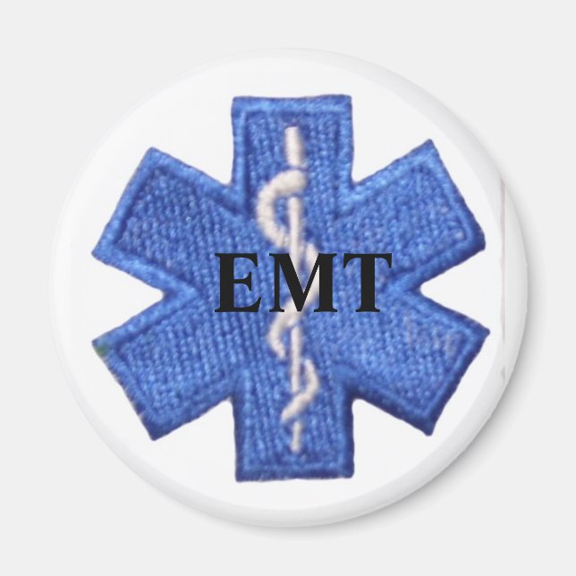EMT Star of Life Magnet (Framsidan)
