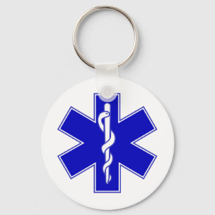 EMT Star of Life Nyckelring