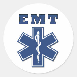 EMT Star of Life Runt Klistermärke