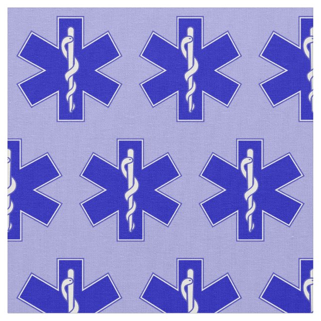 EMT Star of Life Smaller Tyg (Närbild)