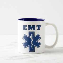 EMT Star of Life Två-Tonad Mugg
