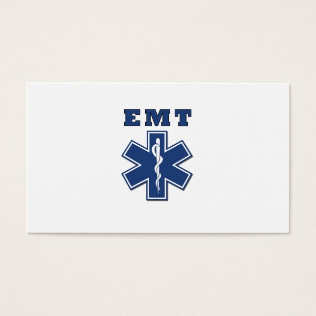 EMT Star of Life Visitkort (Framsidan)