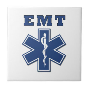 EMT-stjärna av liv Kakelplatta
