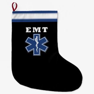 EMT-stjärna av liv Stor Julstrumpa