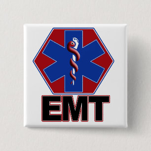 EMT-STJÄRNA AV LIVSYMBOLET - NÖD- KNAPP