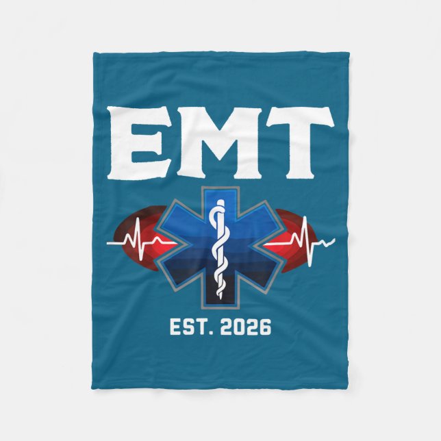 Emt Student Examen Emt Est Design Fleecefilt (Framsidan)