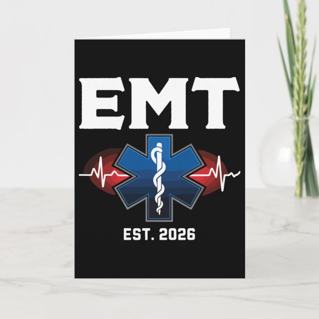 EMT studentexamen 2026 EMT Est. 2026  Kort (Framsida)