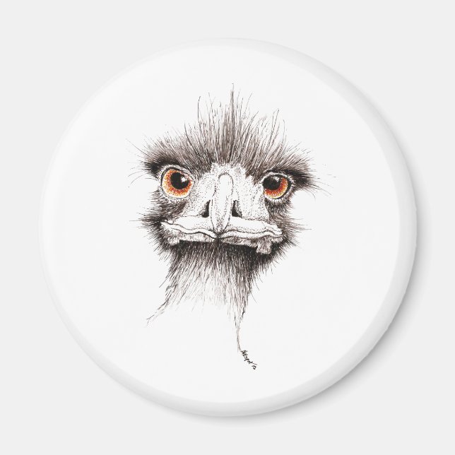 Emu av Inkspot Magnet (Framsidan)