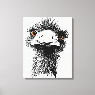 Emu Canvastryck