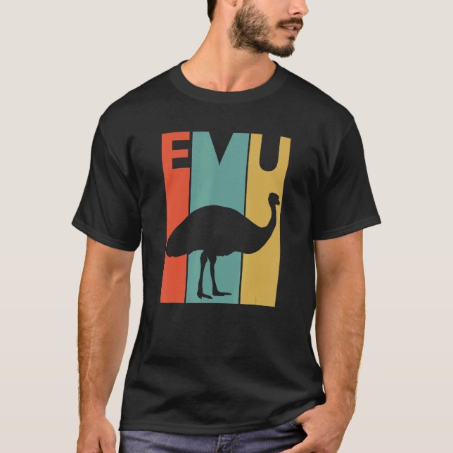 Emu Costume Emu T Shirt (Framsida)