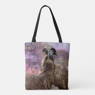 Emu Courtship Tygkasse