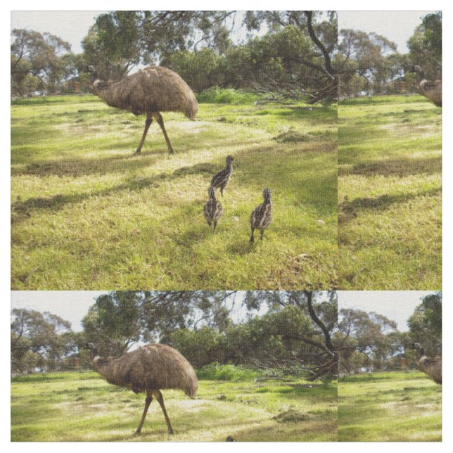 Emu-grannskapsbevakning, Tyg (Närbild)