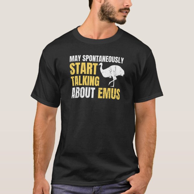 Emu Krig Australia History Quote for an Australia  T Shirt (Framsida)