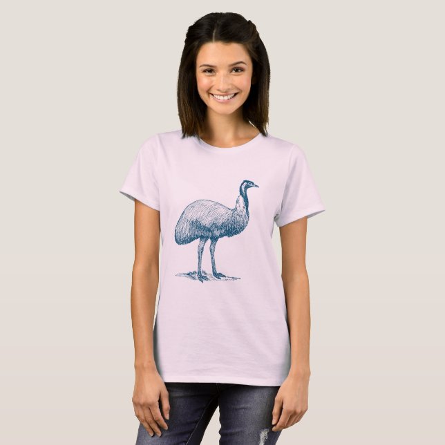 Emu - Ocean Blue T Shirt (Hel framsida)