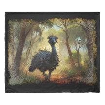 Emu och Australian Outback Forest
