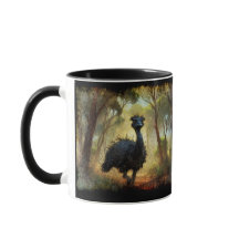 Emu och Australian Outback Forest
