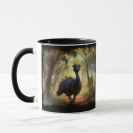 Emu och Australian Outback Forest Mugg