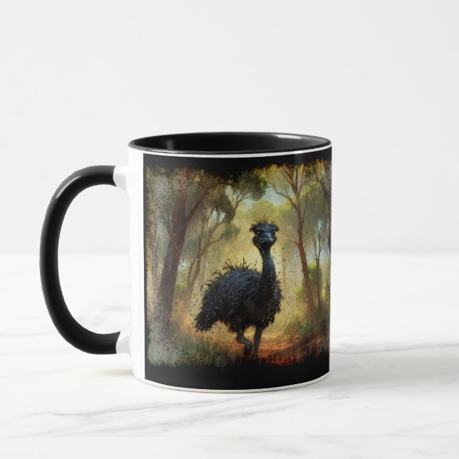 Emu och Australian Outback Forest Mugg (Vänster)