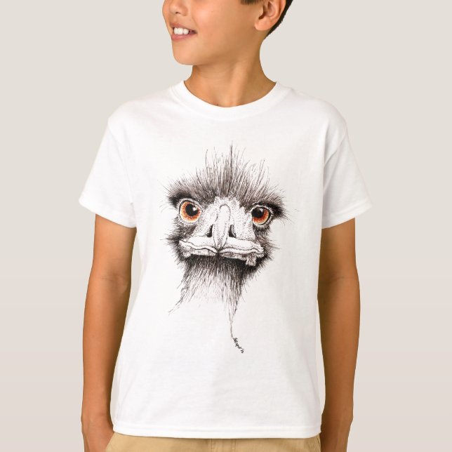 Emu vid Inkspot T-shirt (Framsida)
