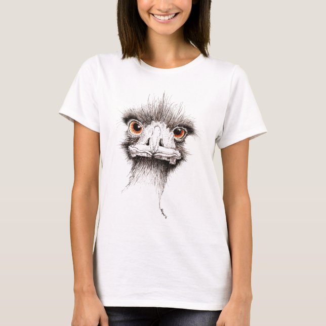 Emu vid Inkspot Tee (Framsida)