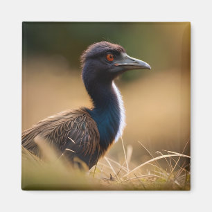 Emu Wildlife: Murawung, Birabayin Ema Large Bird Magnet