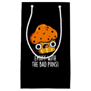 Emuff med Bad Puns Food Muffin Pun Mörk BG
