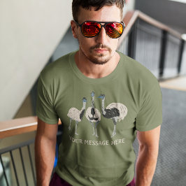 Emus Bird Älskare Personlig T Shirt